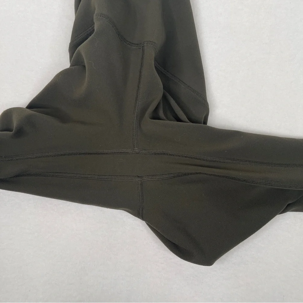 Lululemon Align Crop Pants 21 Dark Olive Size 2